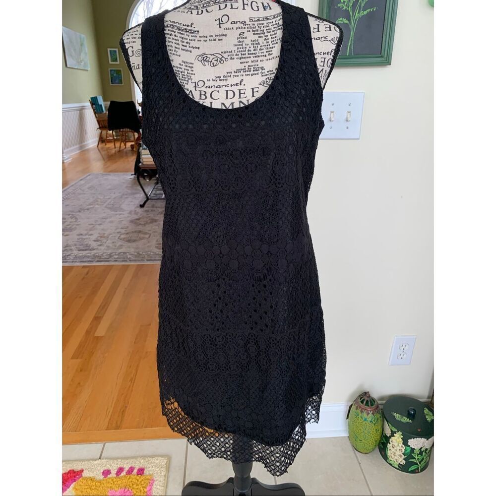 d'Closet Women's Dress, Black Lace
